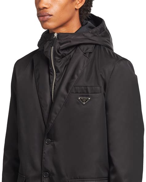 owen men hooded prada jacket|prada single breasted jacket.